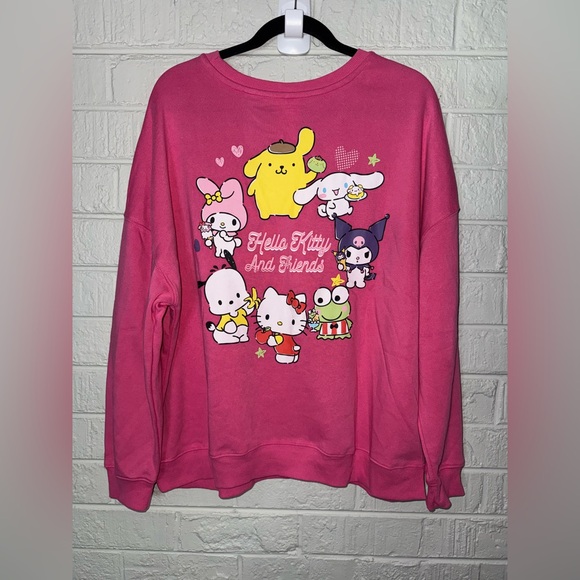 NWT HELLO KITTY & FRIENDS women’s sweater / pullover XXL ✨ - Picture 4 of 4